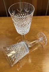2 Lenox USA Beacon Hill 7.5” Water Goblets Discontinued 1983- 1987 “PERFECT”
