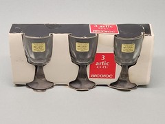 Set of 3 Artic 4.5 cl Cordial Glasses (Arcoroc, France) NEW – 1.5 oz Shot Glass