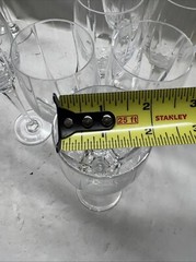 Mikasa Arctic lights Crystal Set Of 7 Wine Glasses 8 1/4 In