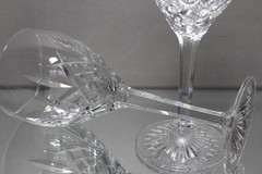 Two (2) Waterford Crystal Ryan Water Goblets Blown Glass Waterford Water Goblets