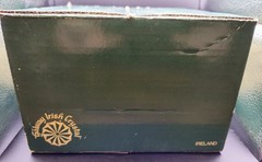 Galway Irish Crystal Baldmore Saucer Champagne Set 4 Orig Box #25122 Ex Cond