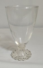 4-Vintage Anchor Hocking Berwick Bloopie Clear Water Ice Tea Wine Goblet Glasses