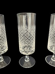 BJORN WIINBLAD ROSENTHAL ROMANCE CRYSTAL beer/Ice tea glasses x 5