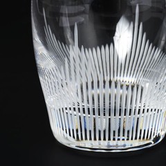 NEW LALIQUE CRYSTAL 100 POINTS TUMBLER GLASS #10332700 DOF CRYSTAL BRAND NIB F/S