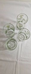 Rare vintage Libby Queen Anne’s Lace tumbler by M. Dia set of 4