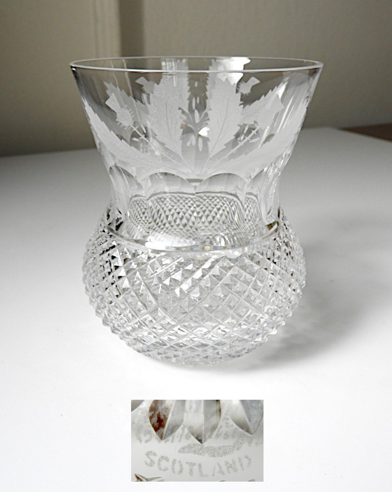 Edinburgh Crystal THISTLE 3 1/4″ Whiskey Glass(s)
