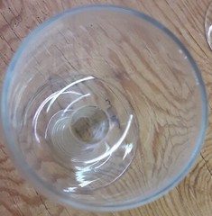 Vintage MCM Cordial Glasses Set Of 2 Beehive Stem Ribbed Clear 4″ H 1.75″ D