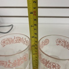 Vintage Hazel Atlas “Americana” Series Drinking Glasses Tumblers Set Of 2