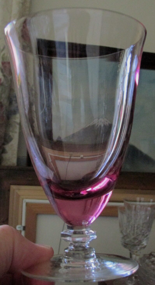 Tiffin WISTARIA PINK Iced TEA Glass TEA Tumbler 5-7/8” EXC. RARE (8 AVAILABLE)