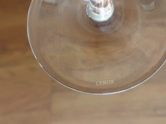 Vintage Lenox Platinum Rim Champagne Flutes Swirl Etched Stem 9 1/2″ – Set of 4