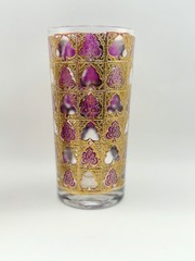 Vintage Culver Canella 22K Gold Highball Glasses Set of 2 MCM Barware 1960’s