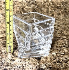 Rosenthal Studio Linie German Crystal Twisting Cubis Turnus Tumbler Barware