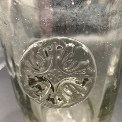Skyros Designs Eternity Tumbler Artisan Handblown Glass Medallion Design Set 2