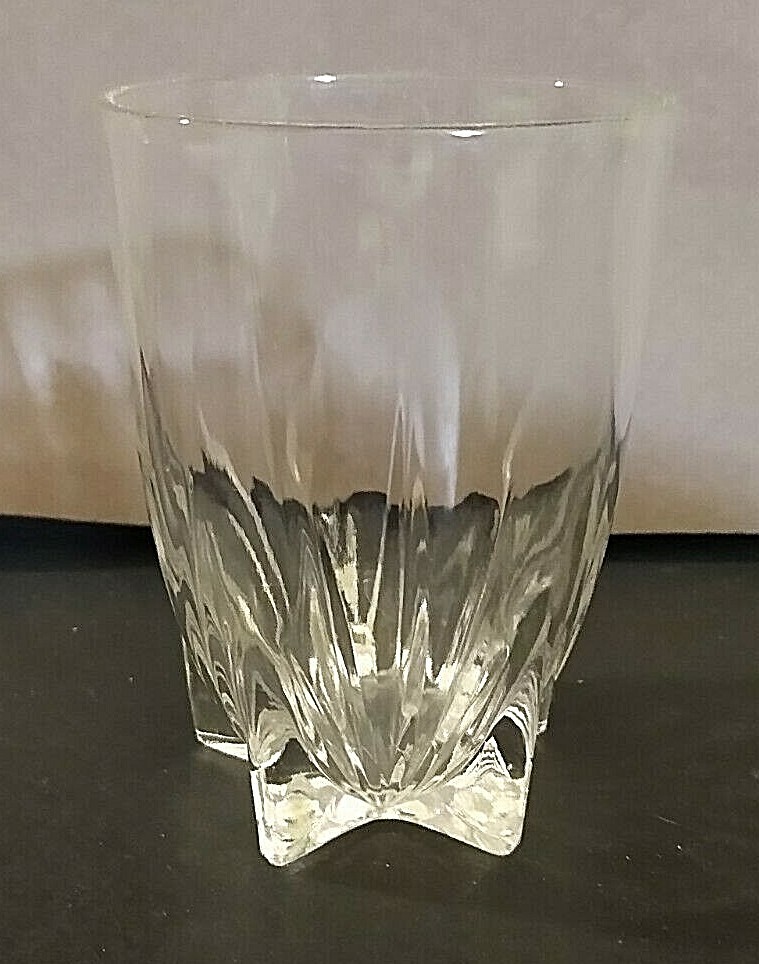 Federal Glass Star pattern juice glass