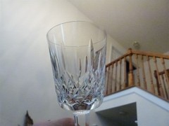 4 Waterford LISMORE Crystal WATER GOBLET or WINE Glass 6 7/8″ 9oz. L1