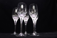 Mikasa Crystal Arctic Lights Wine Glasses 8 1/4 » Set of 5