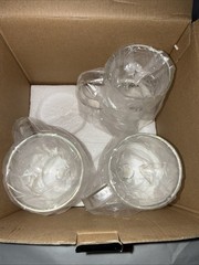 Freeze Glass Mugs by Amsterdam Home Lot Of 3