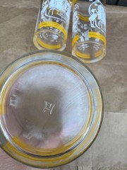 Vintage Hazel Atlas Washington DC Glasses Set Of 3 U.S. Capitol Lincoln Memorial