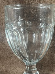 3 – Gibraltar Clear Water Goblets By Libby – 15247NH H: 6 3/4” W: 3 3/8” W-47