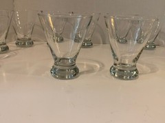 Stemless 8.25oz Libbey Cosmopolitan Martini Cocktail Clear Glass set of 4 IN0319