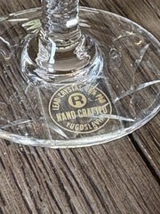 GALLIA 4 Crystal Cordials Rogaska 5″ Cut Glass Faceted Stem NEW No Box
