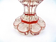 Bohemian Early Bohemian Red cut to Clear Scenes of early Vienna 1773-1859