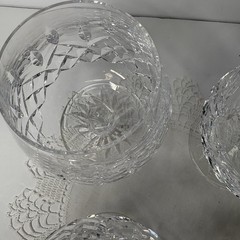Waterford Lismore Crystal Balloon Brandy Snifter 5 1/4 In Set Of 4