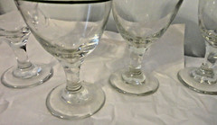 PFALTZGRAFF ORLEANS 16 OZ SET OF 4 ICED TEA WATER DRINKING STEM GLASSES GOBLETS