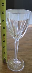 6 CRISTAL D’ARQUES CRYSTAL MONTEREY 6.75oz 8.25″ WINE GLASSES – 2 Sets Available
