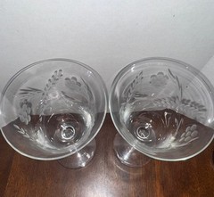 VTG Danube by Colony 7 3/4» tall Water/Drink goblet Discontinued 1950