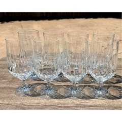 Schott Zwiesel Tango Crystal Iced Tea Goblets Glasses Set of 8 Retired Etched