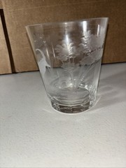 Queen Lace Crystal Sable Double Old Fashioned Kenyan-African 4 3/4″ RARE