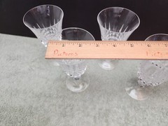 Tuilleries Villandry Wine Glasses Cristal D’Arques Durand 5-1/4″ Set of 4