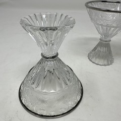 Paden City Etched Spring Orchard Sherry / Cordial Glasses Set Of 4 Art Deco