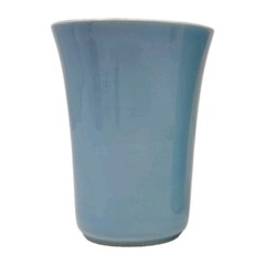 VTG RARE Luray Pastel Blue 9oz Water Tumbler Cup Taylor Smith TS&T 4.5″H