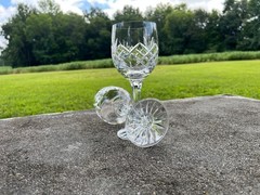 Noble Excellence Poland Duke Crystal Wine Glasses Set of Four (4)
