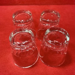 Vintage Libbey 3” Rocks Glasses Set of 4 Cursive L