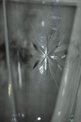 Mid Century Modern Etched Atomic Star Starburst Wine Cordial Juice Glasses Set 4