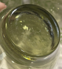 Vintage Libbey Green Mint Bouquet Daisy Pattern Set of 7 Tumblers Glass