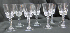 VTG Cristal D’Arques Durand Chantelle Crystal 4 3/8” Cordial/Liqueur Goblets – 8