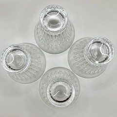 Shannon Crystal by Godinger Knightsbridge Set of 4 Whiskey Glasses