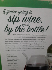 OENO Wino Guzzler 750ml Wine Glass Novelty Gag Gift