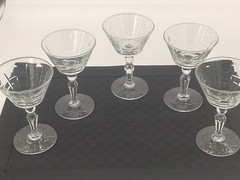 Libbey Rock Sharpe Wayne #3006 Champagne Sherbets – Set Of 5