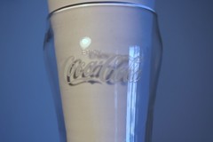 ENJOY COCA-COLA ENJOY COKE CLEAR GLASS BELL SHAPED 4″h Tumbler