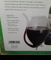 OENO Wino Guzzler 750ml Wine Glass Novelty Gag Gift