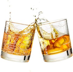 Cocktail Low Ball Glasses Whiskey Tumblers Set Etched Los Angeles LA City Map