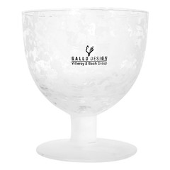 Villeroy & Boch MONSOON Gallo Design Mottled Frosted Glass Water Goblet NEW