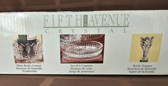 Fifth Avenue 24% Lead Crystal Portico 6 pc Wine Accessory Set