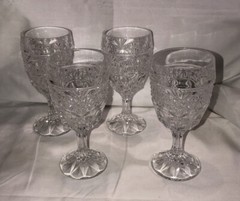 Crystal D’Adriana Luna Cordial Glasses Goblets Set Of 4