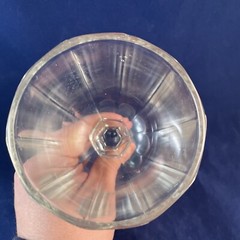 Victorian EAPG Huber Flint Glass Goblet